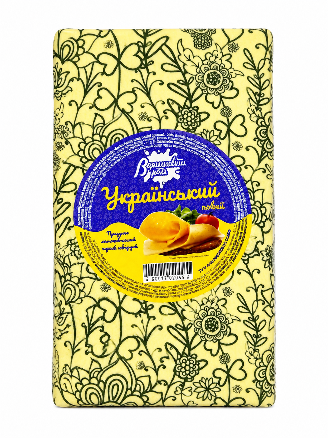 ТЕ/Сир тв.  "Український  "  брус  5кг 
